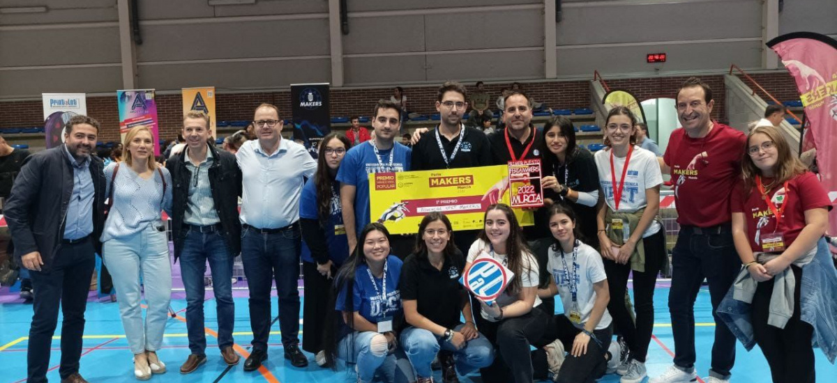 UPCT Makers gana el primer premio de la Feria Makers regional